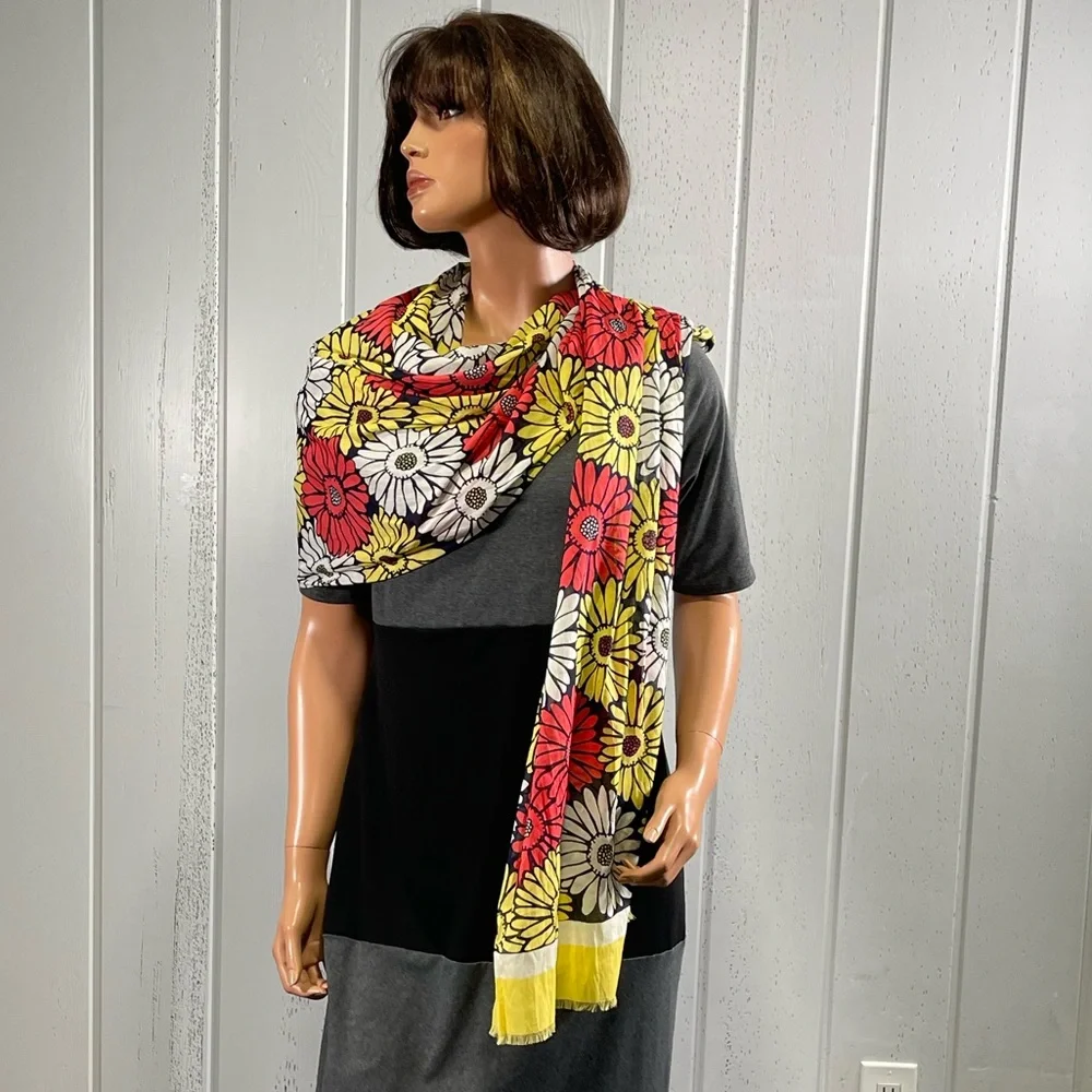 Talbots Women's Floral Oblong Scarf